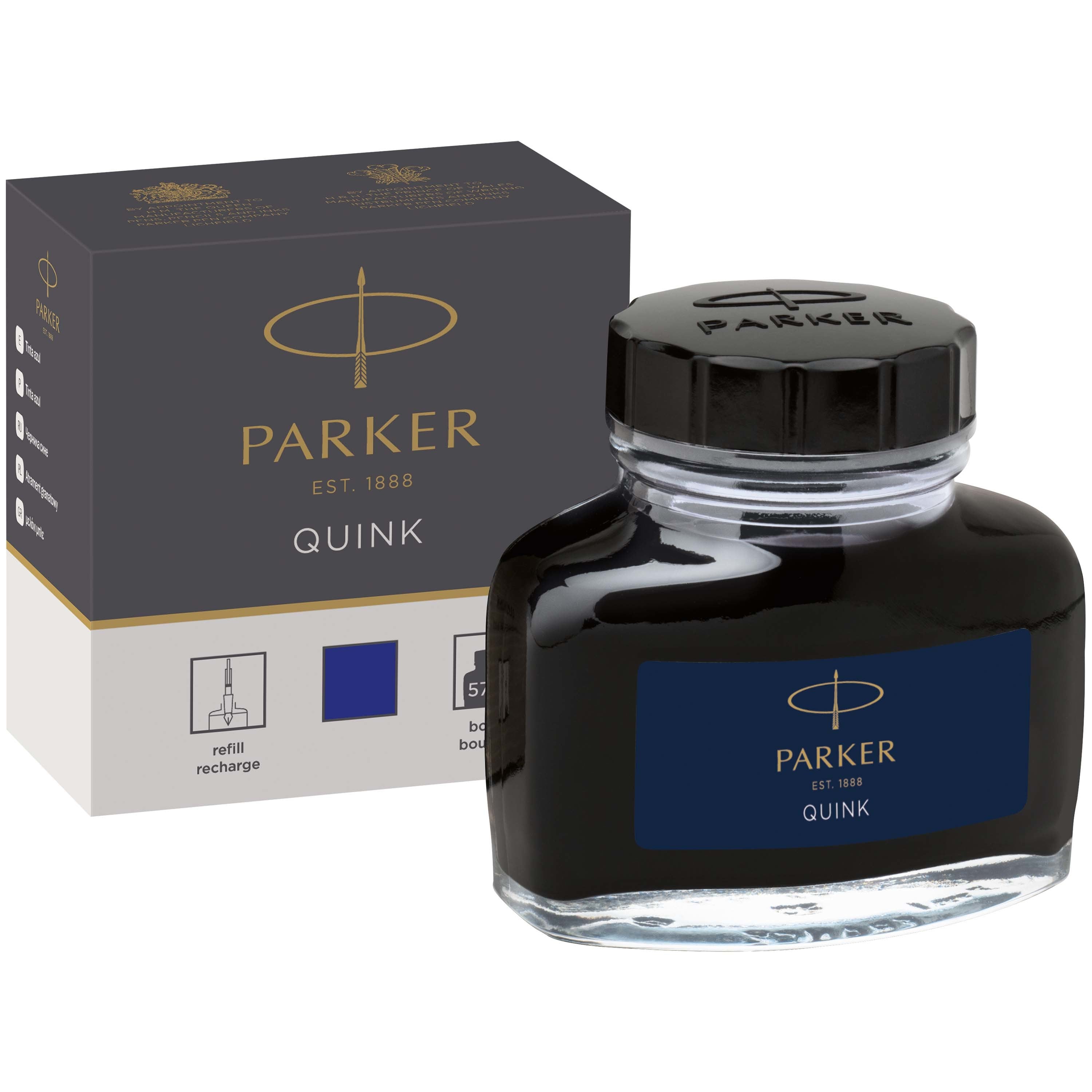 Parker Quink 57ml Blaa Perman.