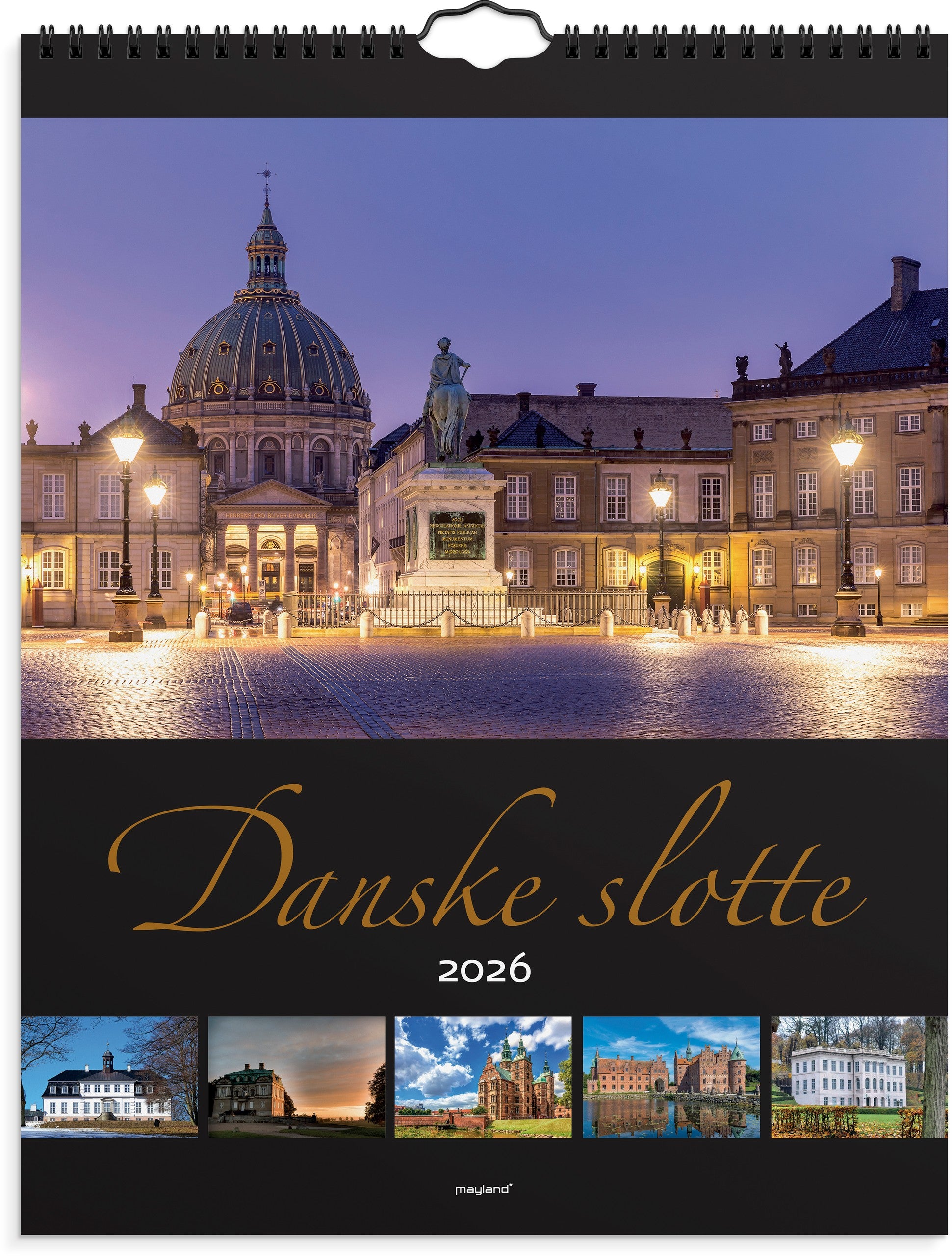 Vægkalender Danske slotte 2026
