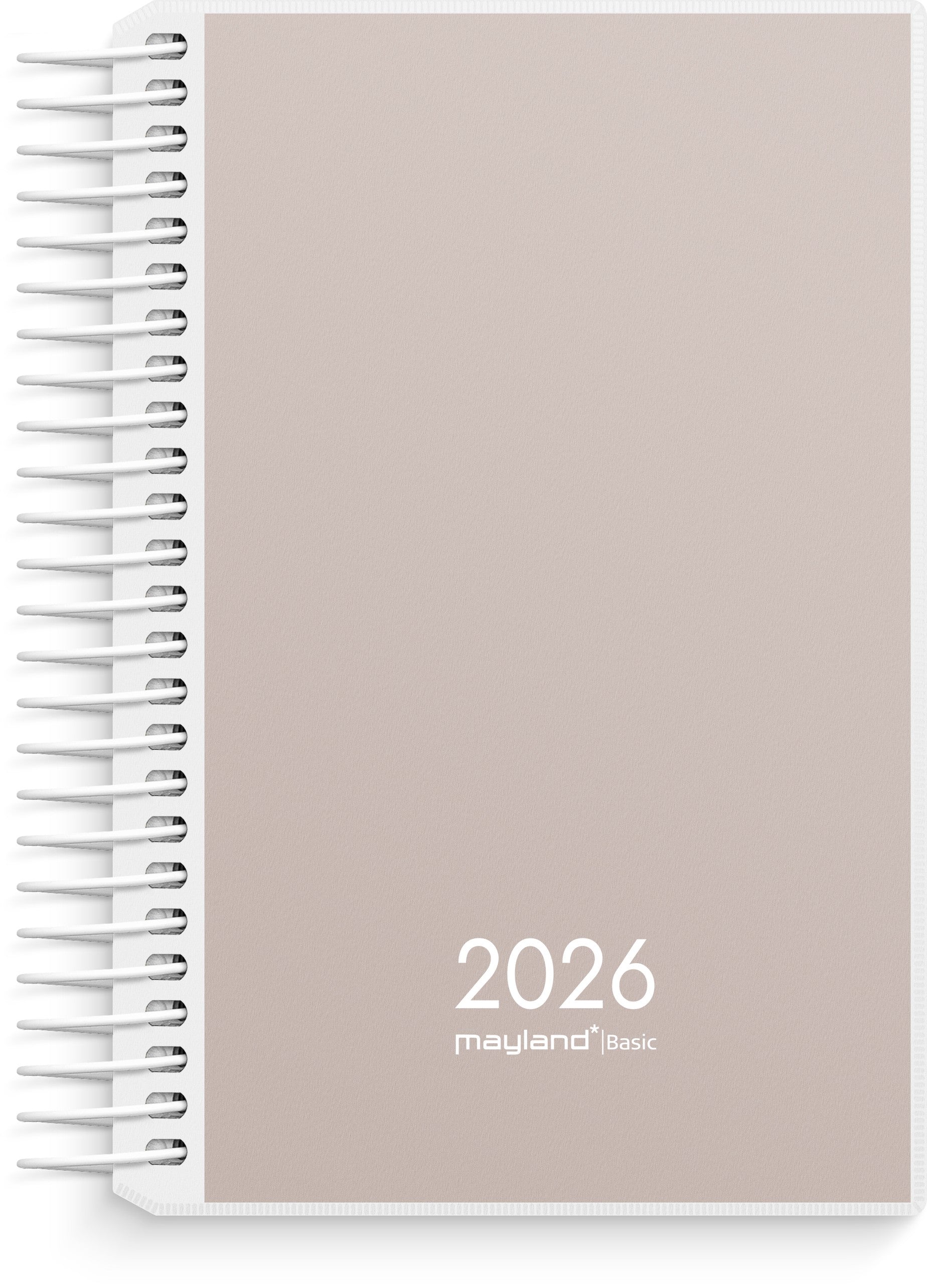 Basic mini dagkalender PP-plast 2026