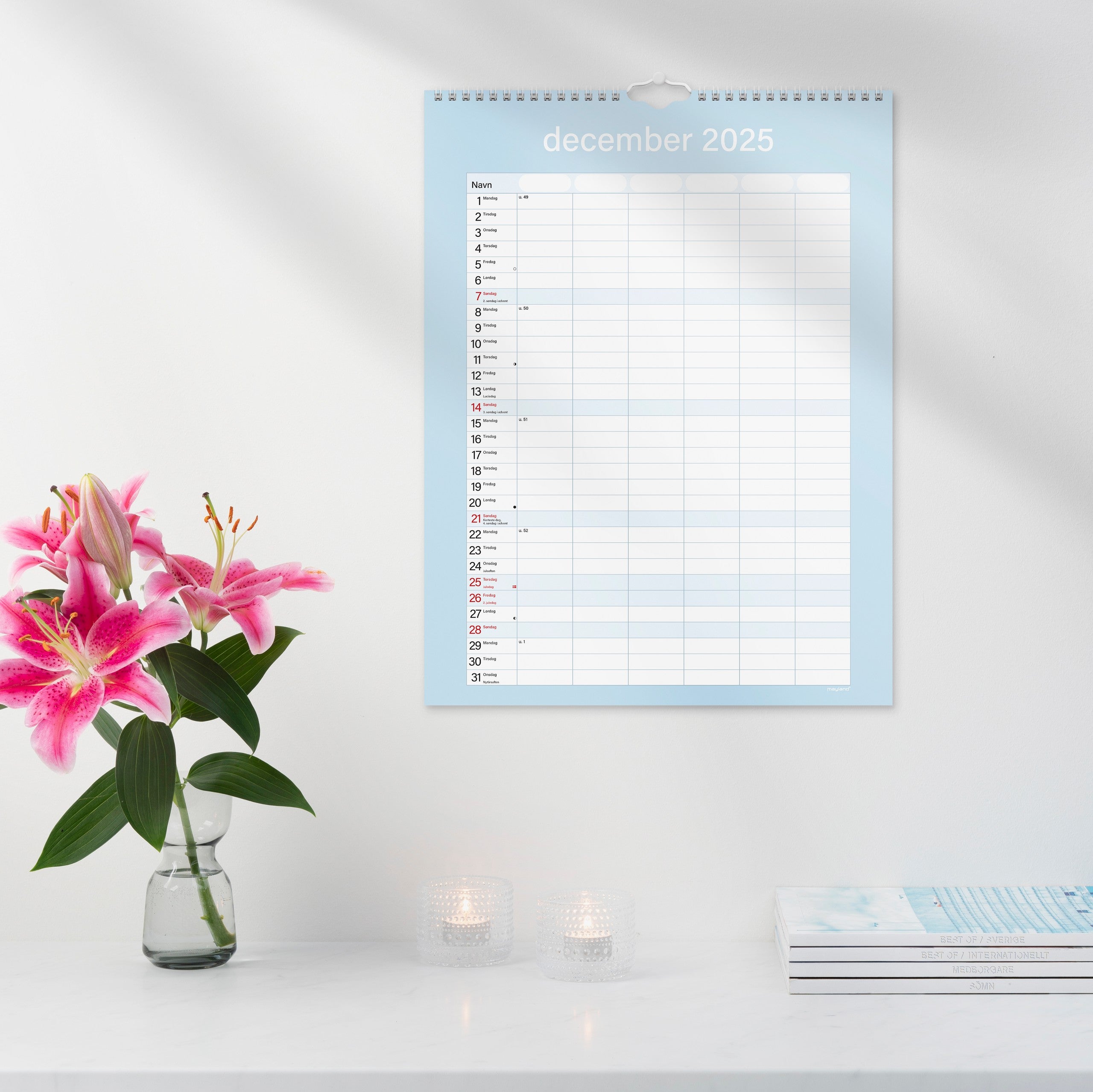 Studie Familiekalender Simply 2025/2026