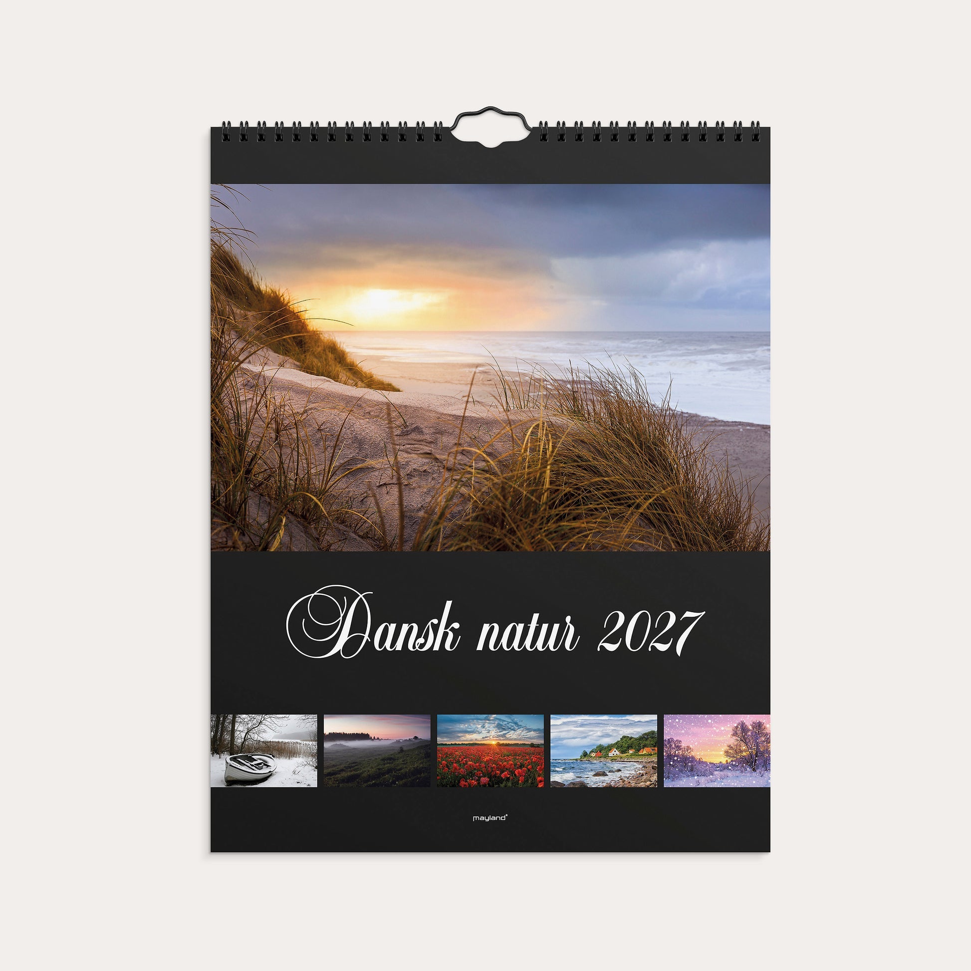 Vægkalender Dansk natur 2027