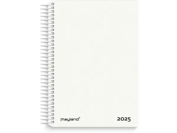 Dagkalender hvid PP plast 2025