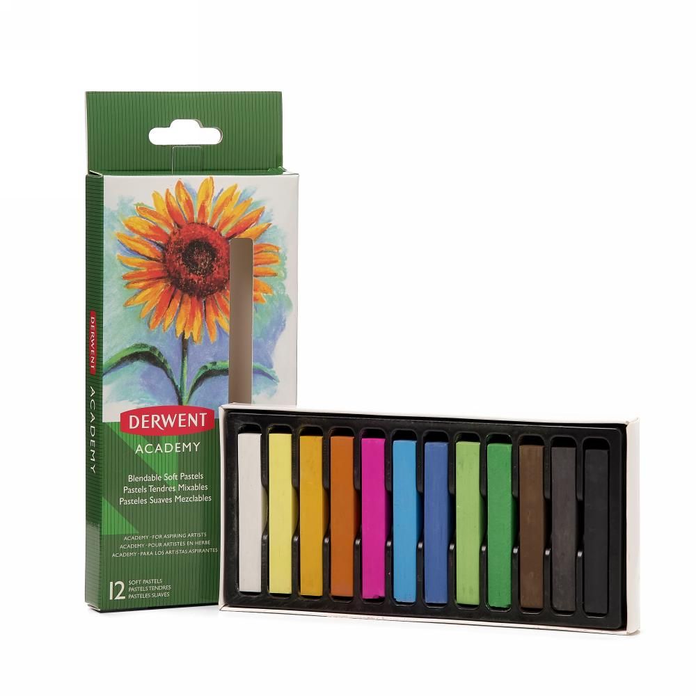 Derwent Academy soft pastel 12 stk