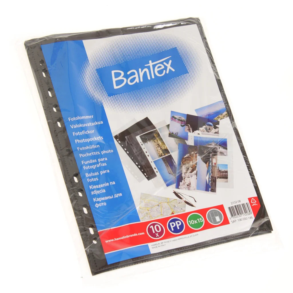 Bantex fotolommer 10x15 cm (sorte)