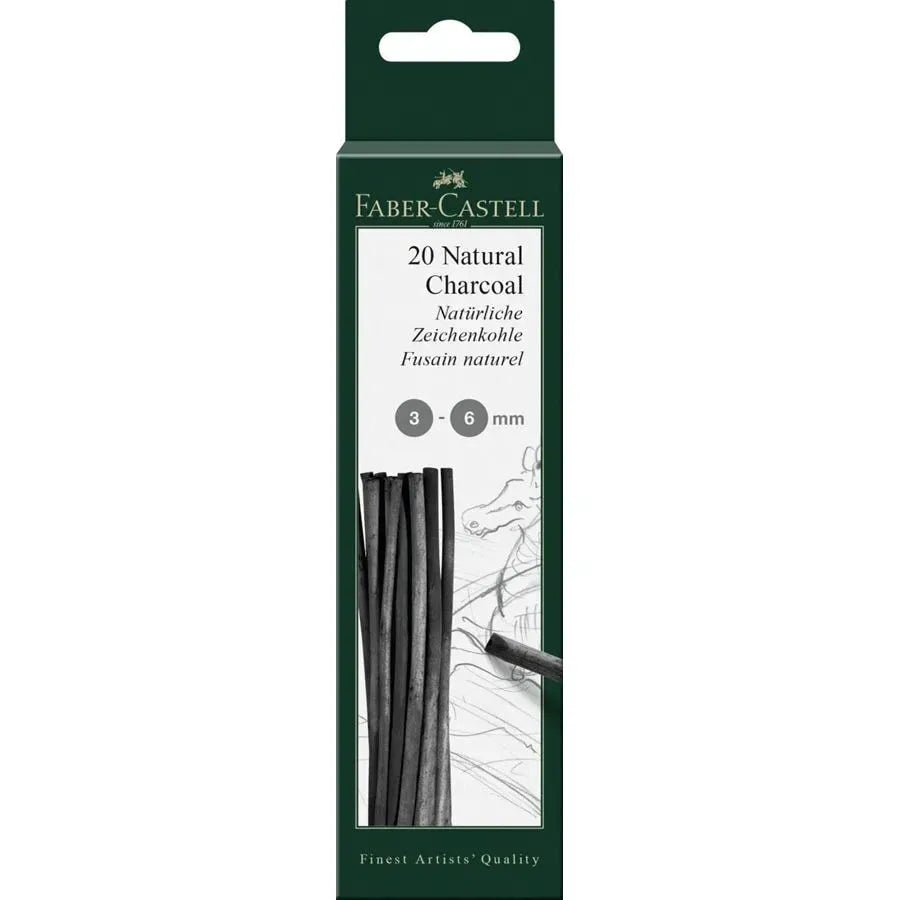 Faber-Castell - Trækul Pitt Monokrom 3-6 Mm