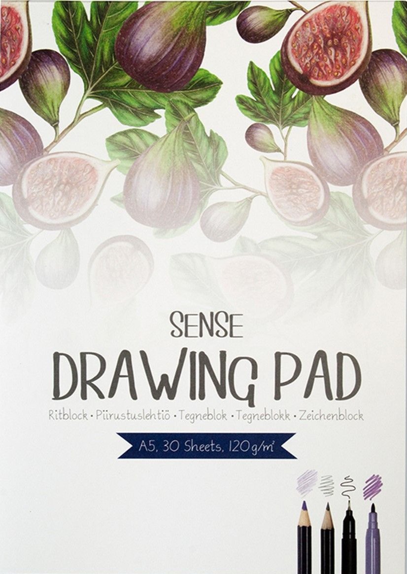Sense artist kunstnerblok a5 120 g / 30 bl.