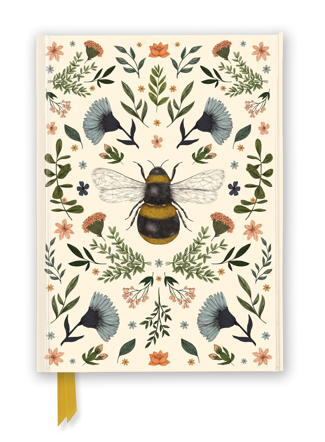 Notesbog A5 Botanical Bee magnetisk lukning, linieret