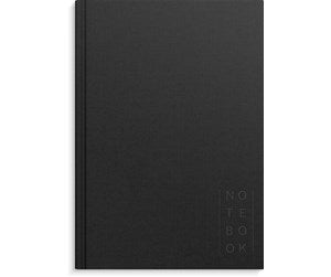 A5 linjeret notesbog i hardback i sort fra Mayland