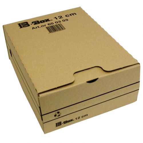 Arkivboks B-Box 12cm Brun