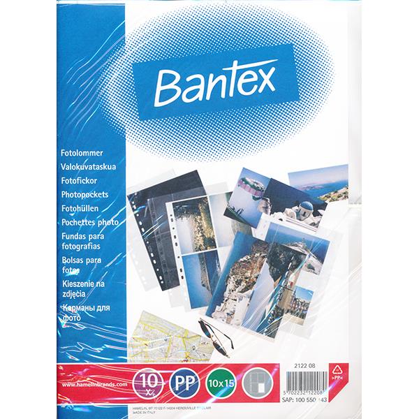 Bantex fotolommer 10x15 cm (hvide)