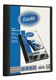 Bantex Demonstrationsmappe 20 Lommer, Sort