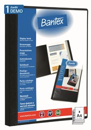 Bantex demomappe 40 Lommer, Sort