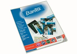 Bantex Fotolomme 0,1 mm 10 Stk. Højformat, Transparent