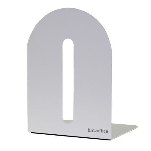 Bogstøtte Metal 15cm Hvid