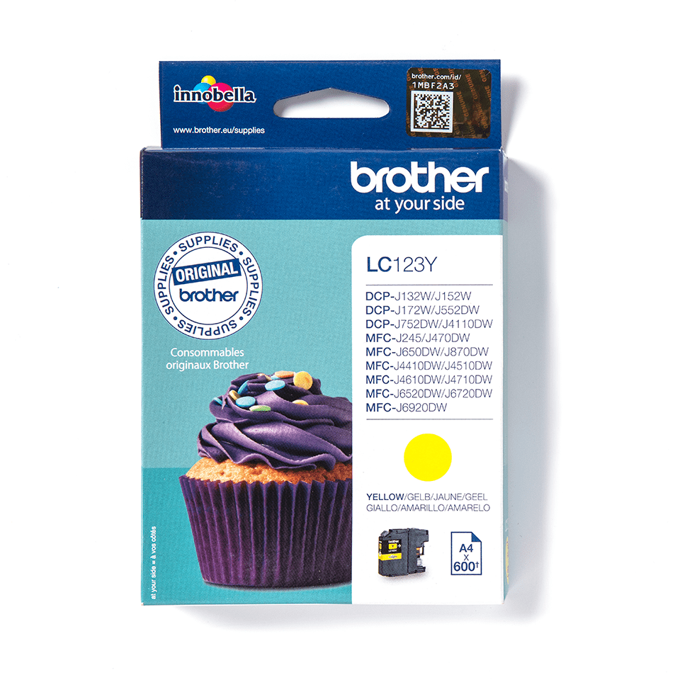 Brother LC123Y Yellow
