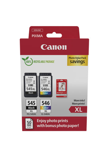 Canon 545XL/546XL value pack
