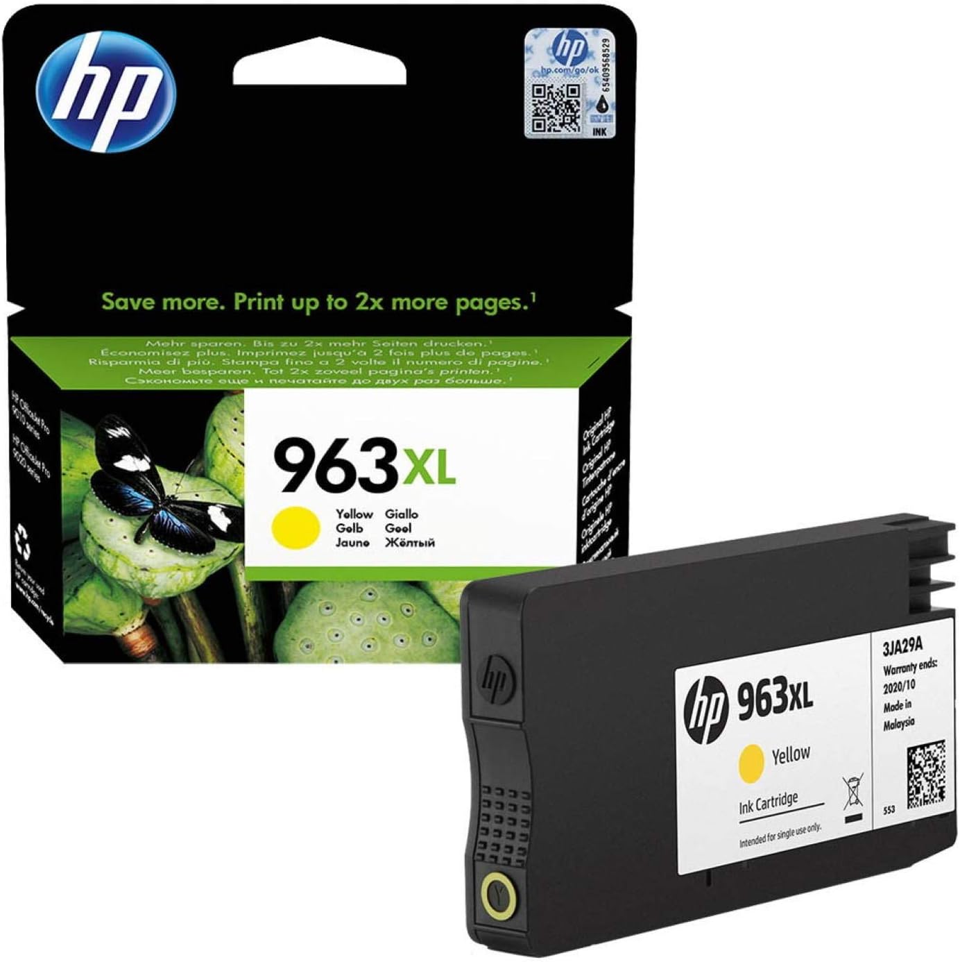 Colour Inkjet Cartridge HP 963XL yellow