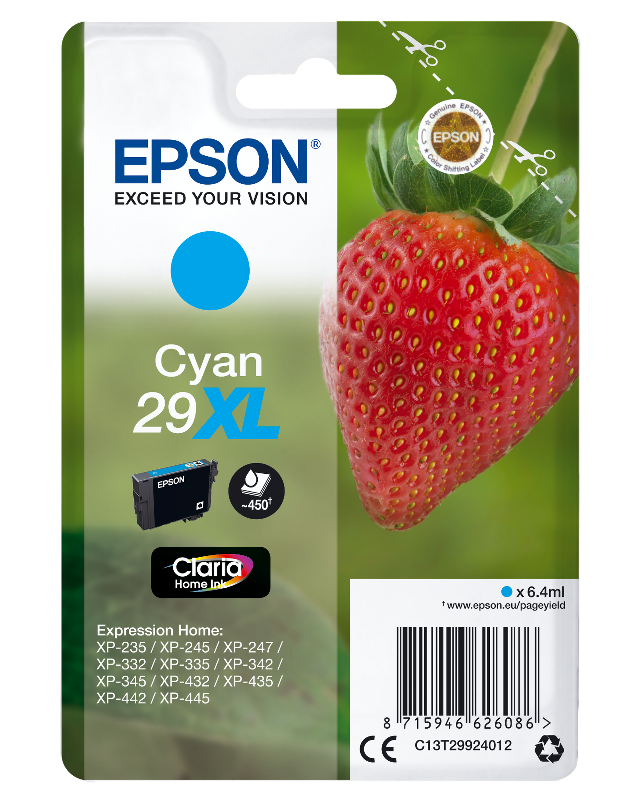 Epson 29 XL Cyan
