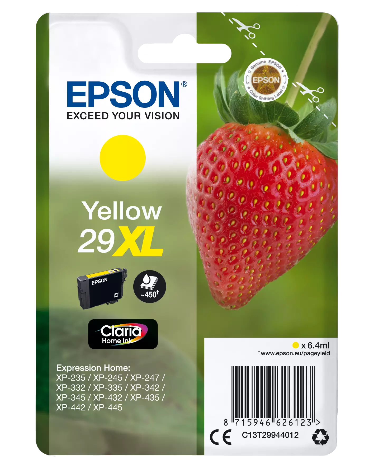 Epson 29 XL Yellow
