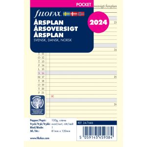 Årsoversigt Pocket 2024 Svensk/Dansk/Norsk