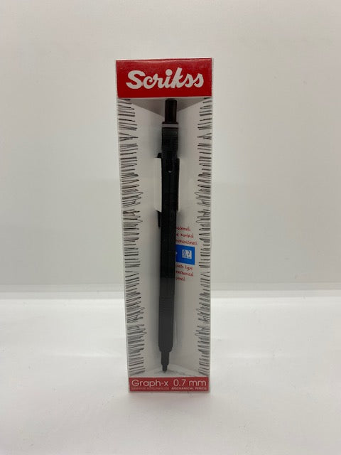 Scrikss stiftblyant sort 0,7 mm.