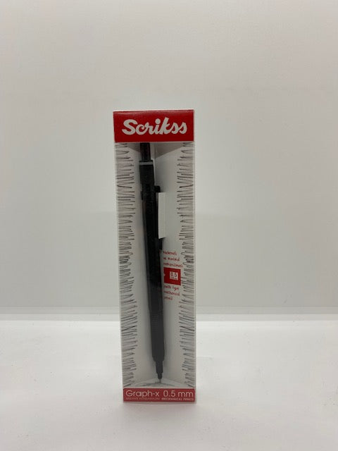 Scrikss stiftblyant sort 0,5 mm.
