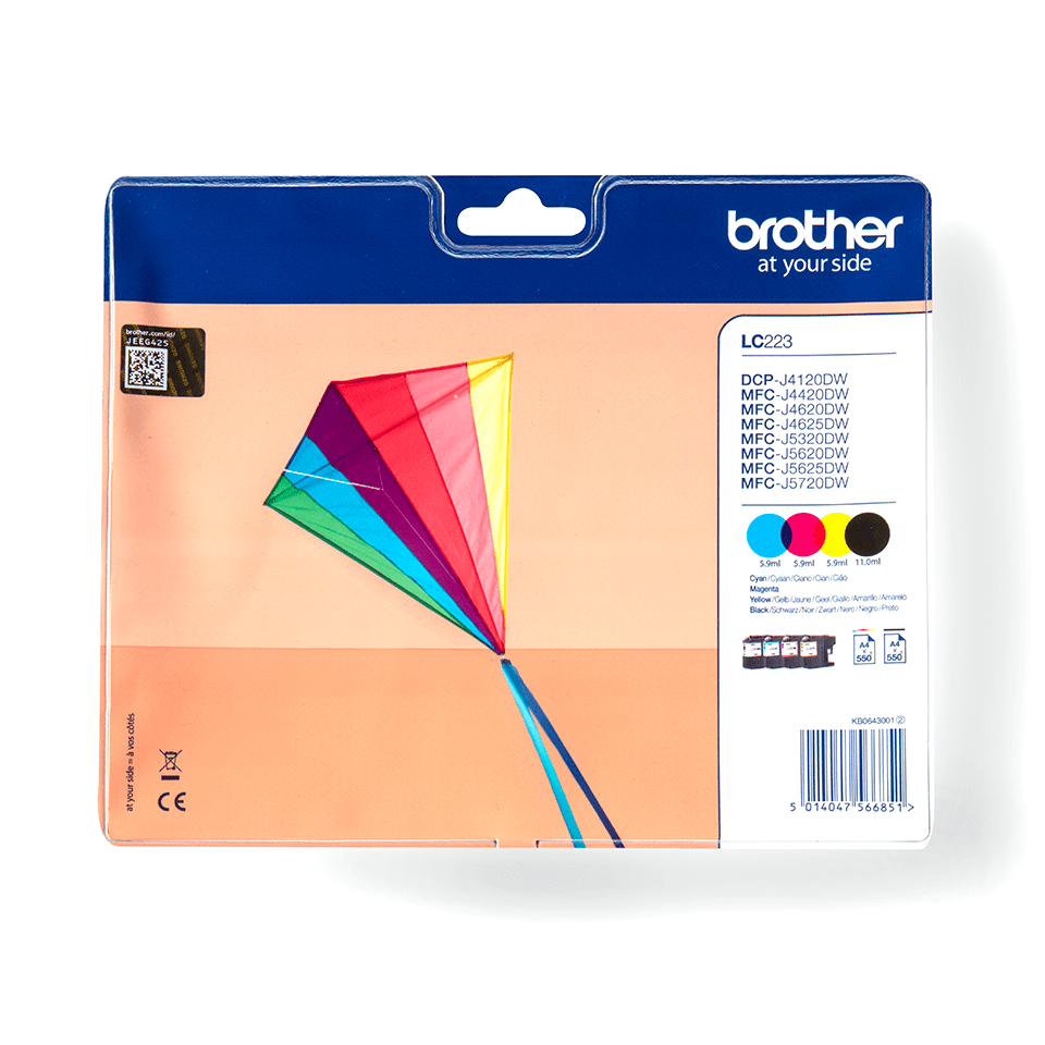 Brother LC223VAL Value Pack