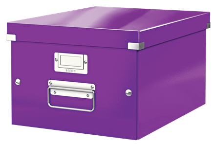 Leitz arkivboks Click & Store A4 lilla