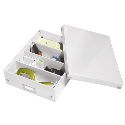 Leitz arkivboks Click & Store A4 medium white