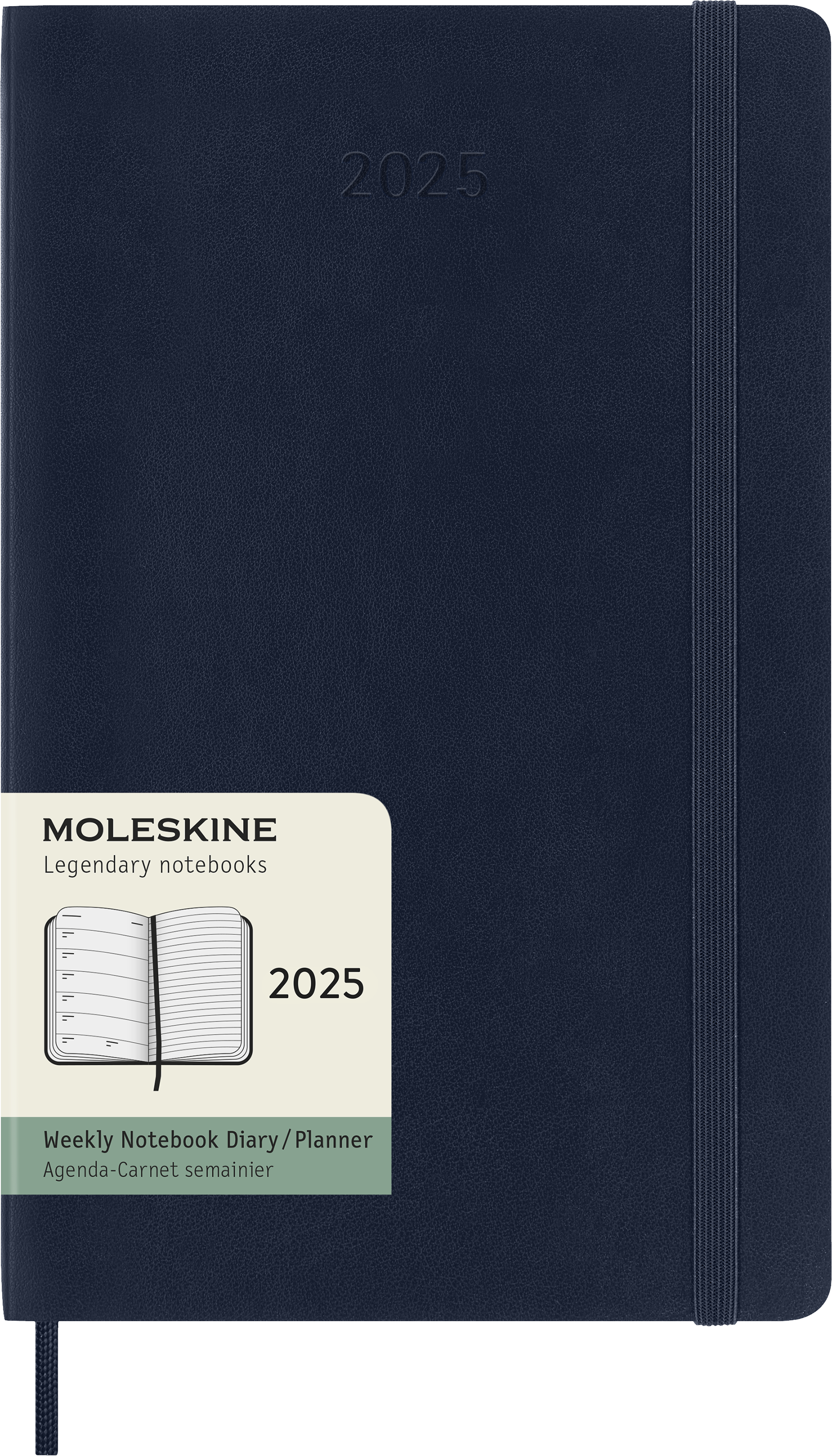 Classic Soft 12M Weekly Note Large Sapphire Blue 2025