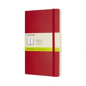 Moleskine Classic Soft blank XL Rød