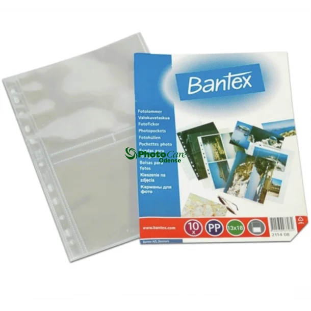 Bantex fotolommer 13x18 cm