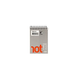 Bantex Not Notesblok, A7 Linjeret, Uhullet. Top Spiral