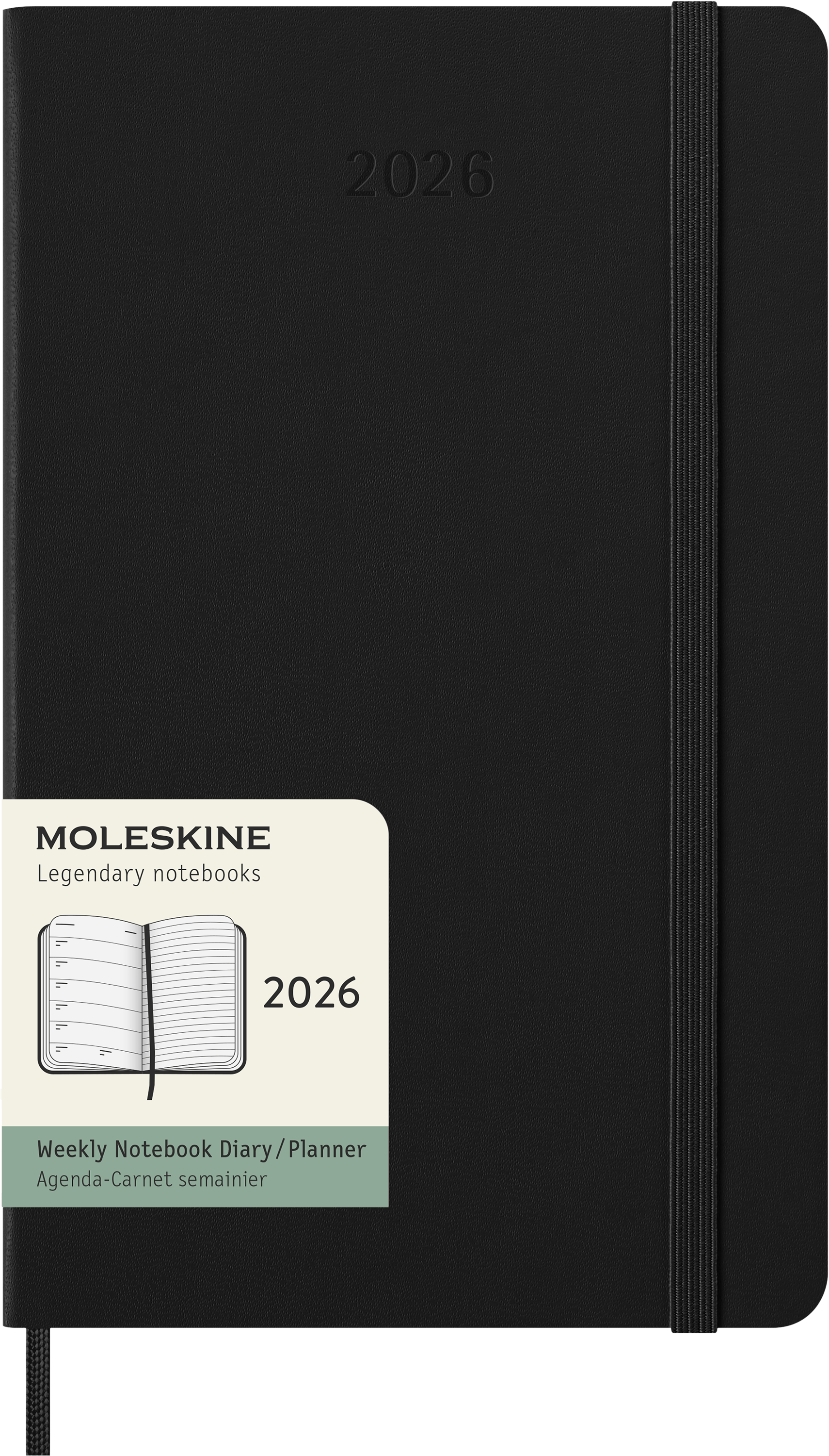 Moleskine - Classic Hard 12M Week Note Large Sort 2026