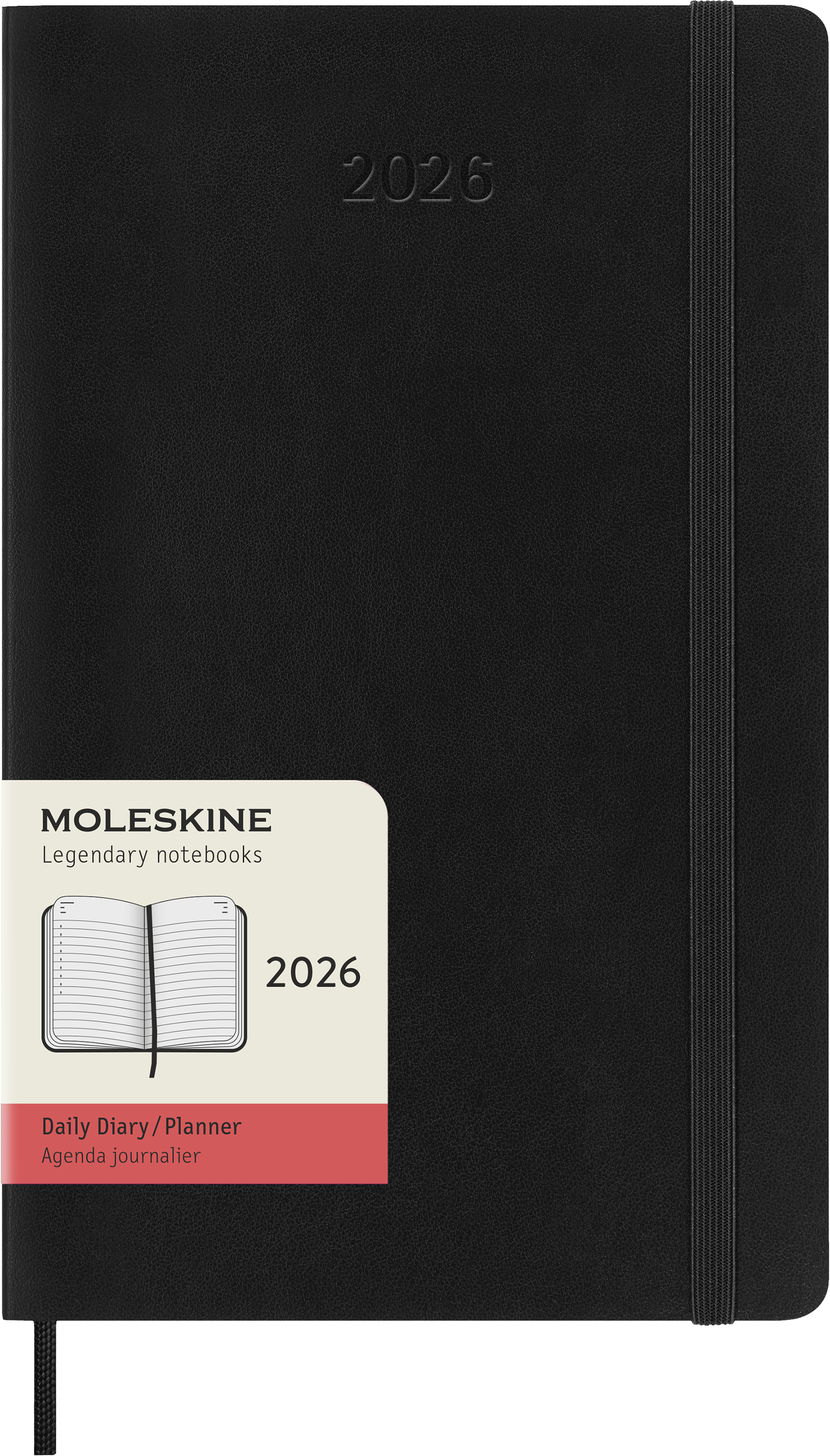 Moleskine - Classic Soft 12M Daily Large Sort 2026