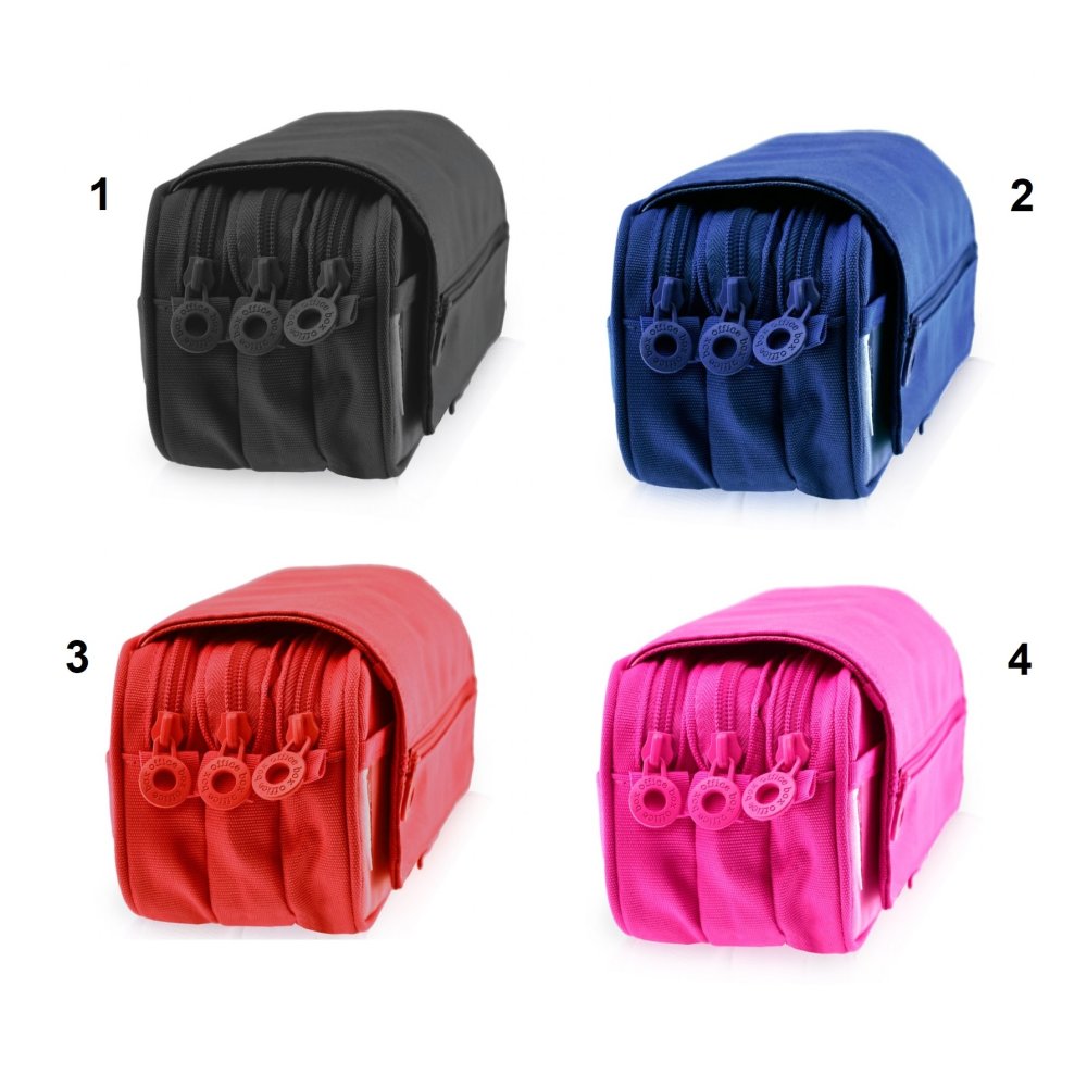 Office colorline box - Penalhuse Rød, Pink, Lyseblå, og Blå