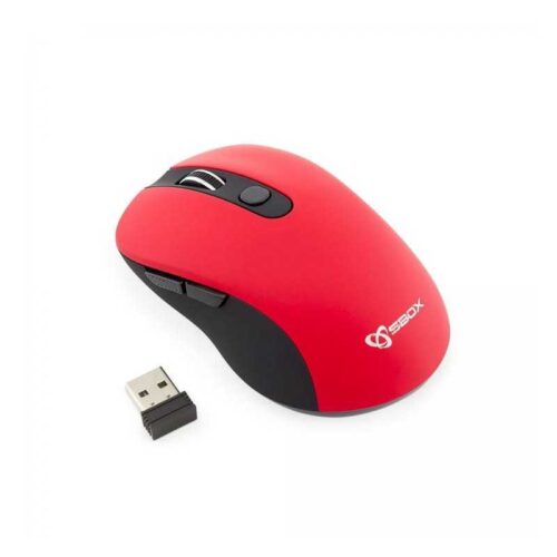 Sbox Mus Rød wireless WM-911B