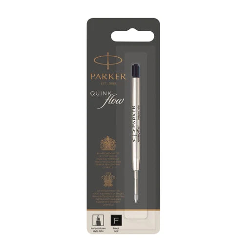 Parker Quink Flow rollerball refill Sort F