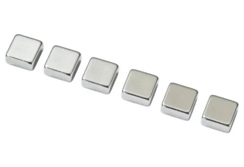Supermagneter, 4 stk. B: 1 cm x D: 0,5 cm x H: 1 cm