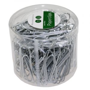 Clips 45mm 100 Pakke Sølv