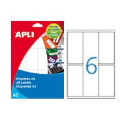 etiket 49 x 100 mm mappe a-5