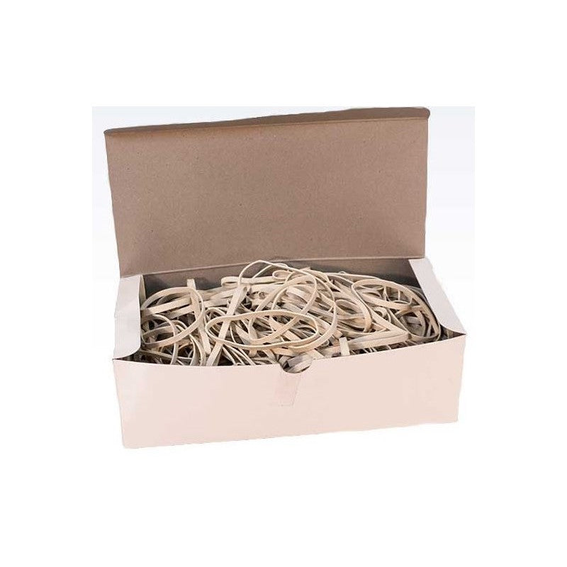 Gummibånd hvide 200 mm x 5 mm Ø 127 500 g æske