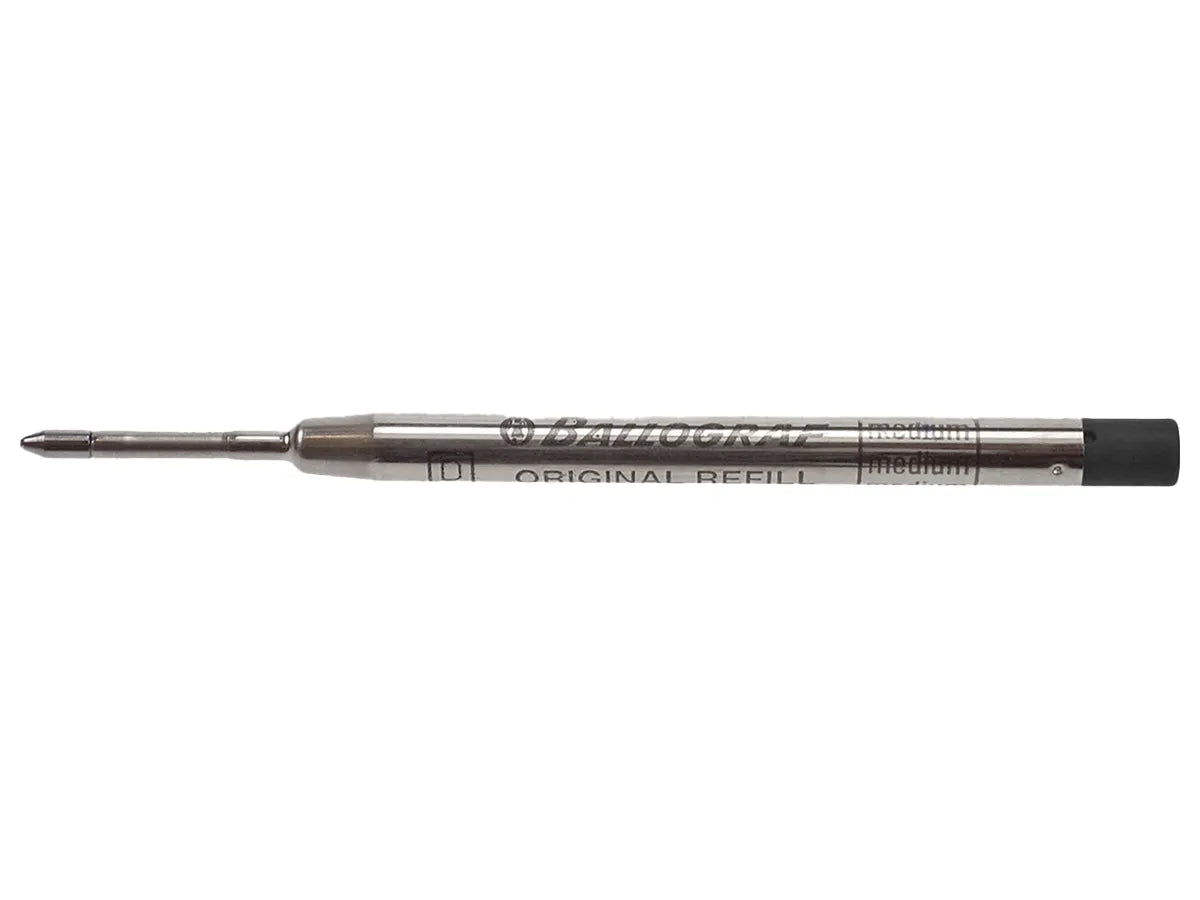 Ballograf - Refill til Roller Pen, Medium, Sort, 1 stk