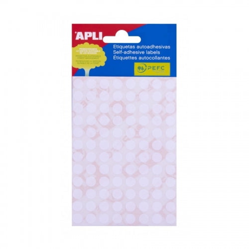 Apli label manual ø10 white (378)
