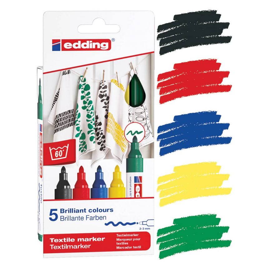Edding - Textile Marker 4500/5S Ass.