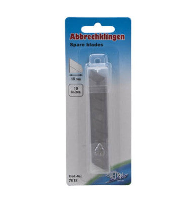 Wedo - Extra blade til hobby kniv 18 mm 10 stk
