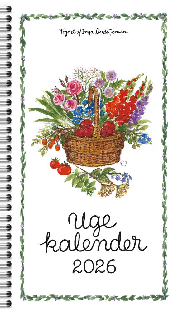 Plakatforlaget - Ugekalender 9,5X17 cm 2026