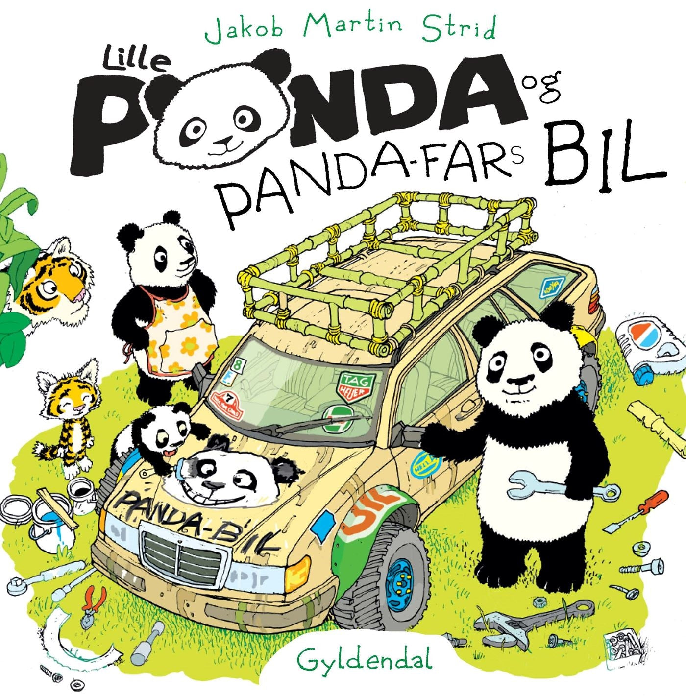 Lille Panda og Panda-fars bil