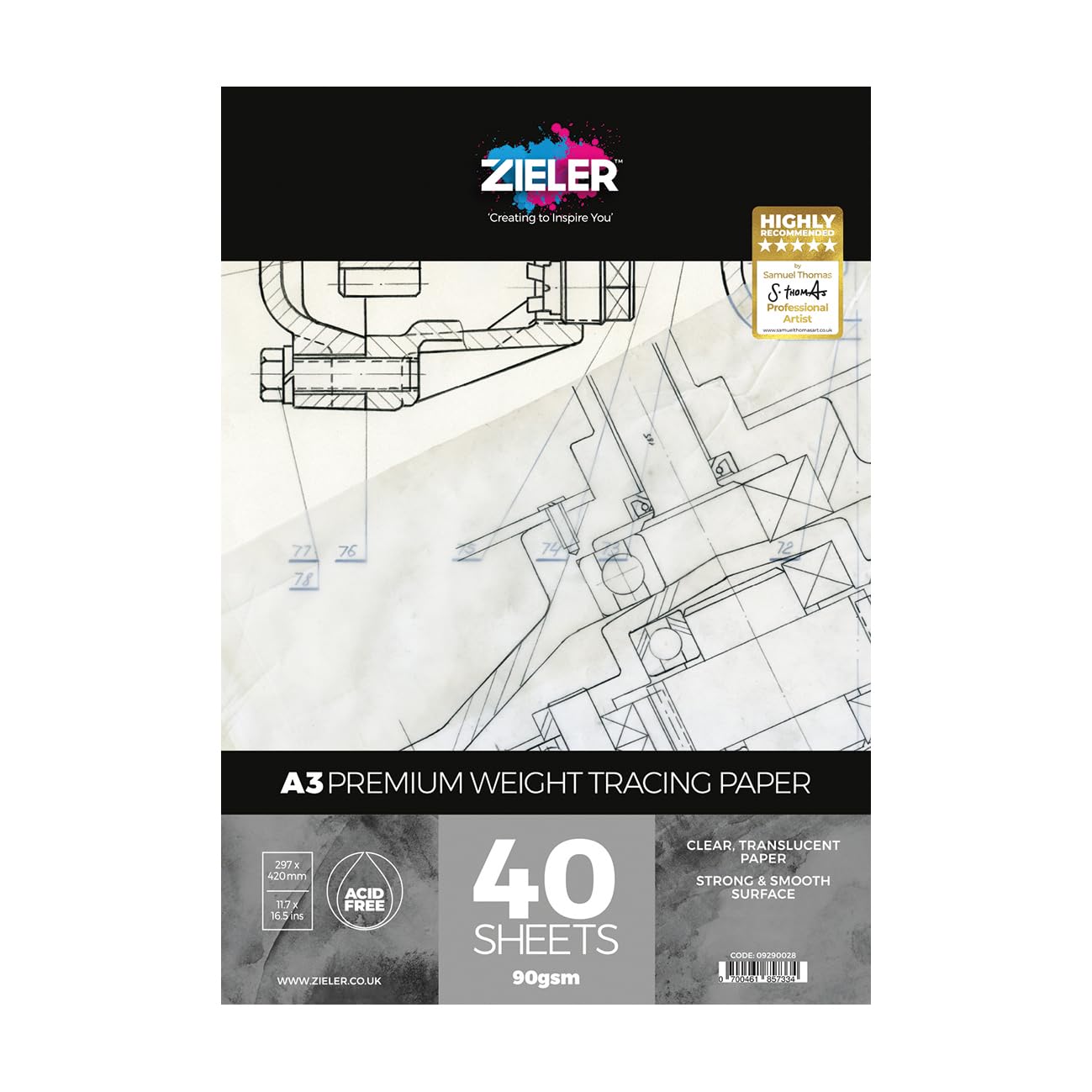A3 Premium weight tracing paper