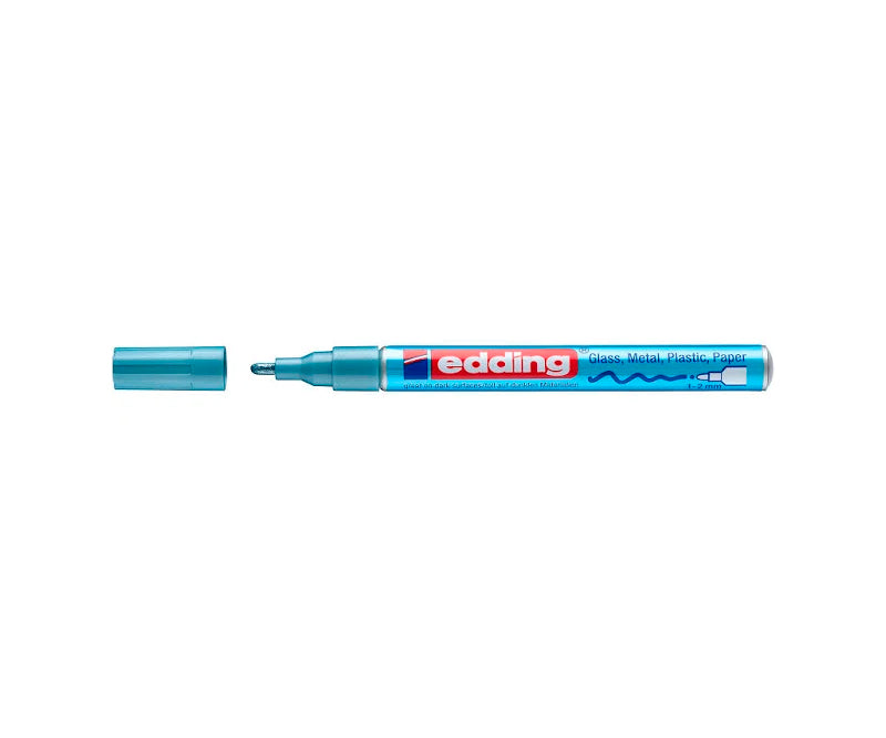 Edding 751 - Paint Marker 1-2 mm - Metallisk Blå